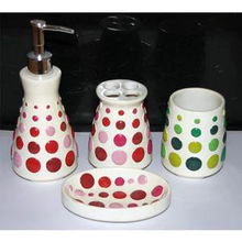 廠家直銷歐式衛浴四件套 樹脂工藝品JBC09，提升浴室格調